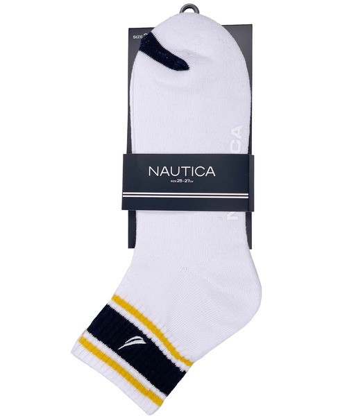 NAUTICA（ノーティカ）の「NAUTICA/ノーティカ ブランドロゴ刺繍 シンプル マルチカラー 3足セット ショートソックス 靴下（ソックス/靴下・メンズ・その他2/その他1/その他/その他3・25-27CM）」の16枚目の写真