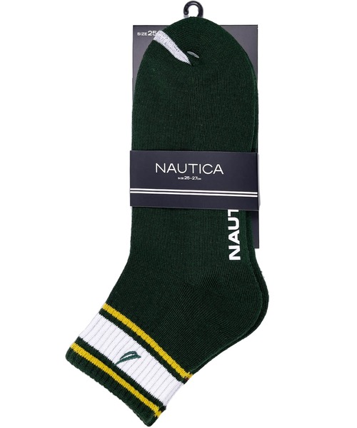 NAUTICA（ノーティカ）の「NAUTICA/ノーティカ ブランドロゴ刺繍 シンプル マルチカラー 3足セット ショートソックス 靴下（ソックス/靴下・メンズ・その他2/その他1/その他/その他3・25-27CM）」の7枚目の写真