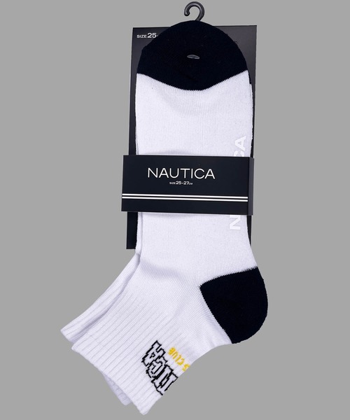 NAUTICA（ノーティカ）の「NAUTICA/ノーティカ ブランドロゴ刺繍 シンプル マルチカラー 3足セット ショートソックス 靴下（ソックス/靴下・メンズ・その他2/その他1/その他/その他3・25-27CM）」の10枚目の写真
