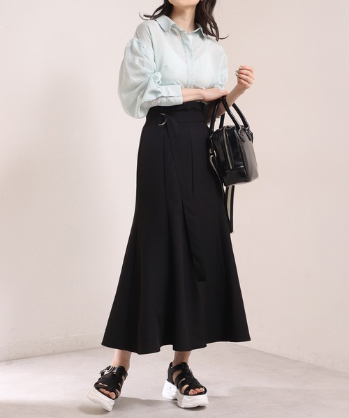 one after another NICE CLAUP（ワンアフターアナザーナイスクラップ）の「2WAYスクエアショルダーバッグ（ショルダーバッグ・レディース・アイボリー/ブラック/ピンク・ONE SIZE）」の14枚目の写真