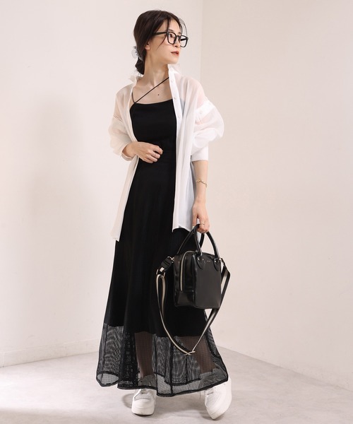 one after another NICE CLAUP（ワンアフターアナザーナイスクラップ）の「2WAYスクエアショルダーバッグ（ショルダーバッグ・レディース・アイボリー/ブラック/ピンク・ONE SIZE）」の15枚目の写真