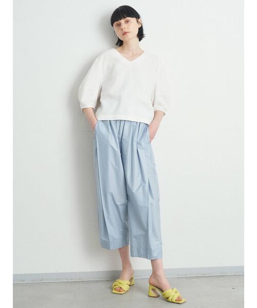 ELENDEEK（エレンディーク）の「バルーンスリーブブラウス（シャツ/ブラウス・レディース・ブラック/オフホワイト/オレンジ・FREE）」の7枚目の写真