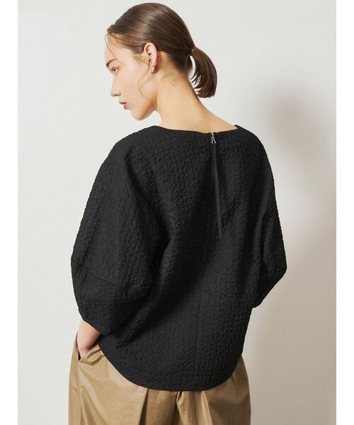 ELENDEEK（エレンディーク）の「バルーンスリーブブラウス（シャツ/ブラウス・レディース・ブラック/オフホワイト/オレンジ・FREE）」の9枚目の写真