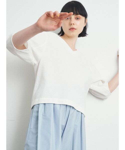 ELENDEEK（エレンディーク）の「バルーンスリーブブラウス（シャツ/ブラウス・レディース・ブラック/オフホワイト/オレンジ・FREE）」の13枚目の写真