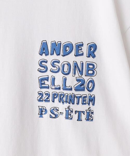 ANDERSSON BELL（アンダースンベル）の「＜Andersson Bell＞ TYPOGRAPHY TEE/Tシャツ（Tシャツ/カットソー・メンズ・ホワイト/ライトブルー/ブラック・M/L）」の10枚目の写真