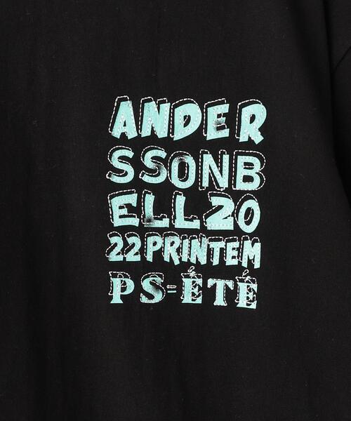 ANDERSSON BELL（アンダースンベル）の「＜Andersson Bell＞ TYPOGRAPHY TEE/Tシャツ（Tシャツ/カットソー・メンズ・ホワイト/ライトブルー/ブラック・M/L）」の12枚目の写真