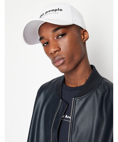 ARMANI EXCHANGE(アルマーニエクスチェンジ)の「【A|X アルマーニ エクスチェンジ】メッセージデザイン パネルキャップ(キャップ・メンズ・ホワイト/ブラック・FREE)」の9枚目の写真