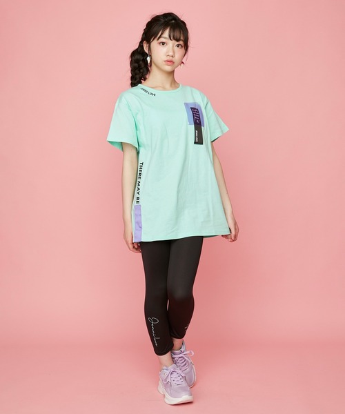 fromis_9 lovefrom Tシャツ XLサイズ【即購入⭕】 JENNI love（ジェニィラブ）の「防蚊クリアポケットロング丈T