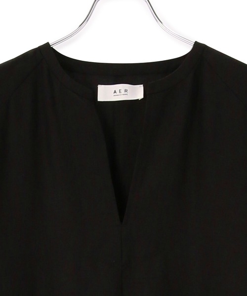 ADAM ET ROPE'(アダムエロペ)の「【一部直営店舗・WEB限定】リネンボリュームスリーブワンピース(ワンピース・レディース・ブラック/ベージュ/オレンジ/ブルー・FREE)」の12枚目の写真