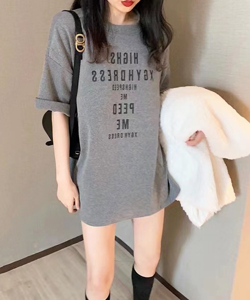 ARCADE(アーケード)の「BIGロゴTシャツ 半袖 ビッグシルエット(Tシャツ/カットソー・レディース・その他12/その他14/その他19/その他13/その他11/その他18/その他21・フリー)」の1枚目の写真