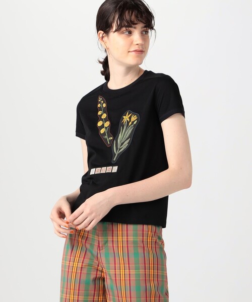 CABaNスピンコットンパレルモフラワープリントTシャツ caban（キャバン）の「スビンコットン パレルモフラワープリント