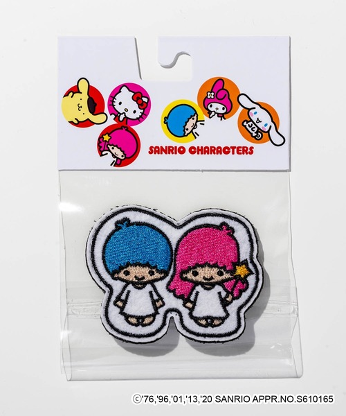 SPACCIO（スパッチョ）の「デコ☆カバ リトルツインスターズ デザインワッペン（ランドセル・キッズ・マルチ・ONE SIZE）」の2枚目の写真