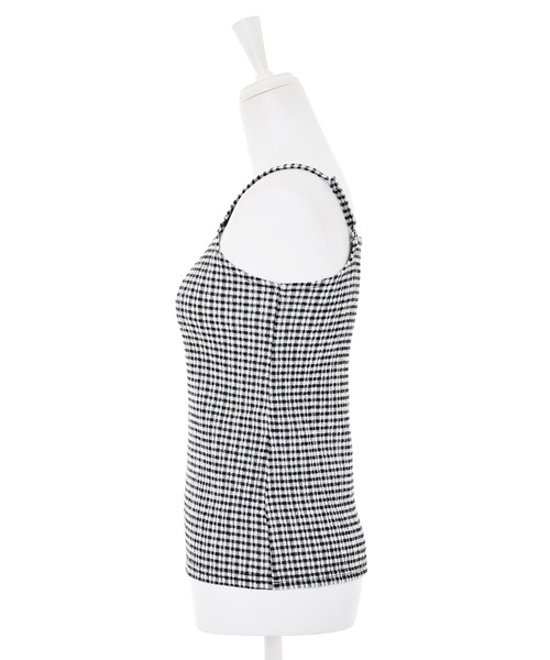 Narcissus（ナルシス）の「【Narcissus】ギンガムキャミソール（キャミソール・レディース・ブラック/ブルー・FREE）」の8枚目の写真