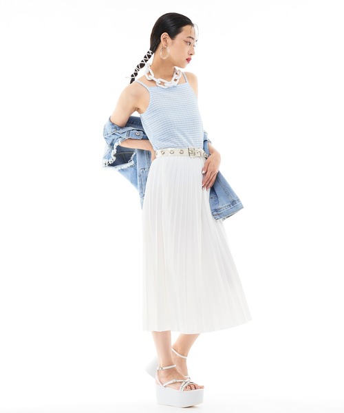 Narcissus（ナルシス）の「【Narcissus】ギンガムキャミソール（キャミソール・レディース・ブラック/ブルー・FREE）」の14枚目の写真