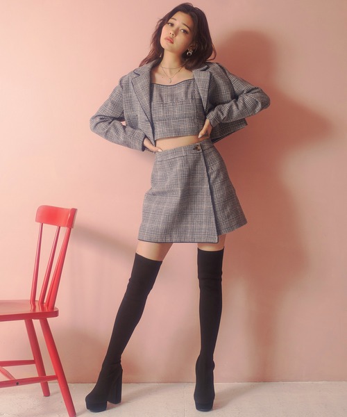 SPIRALGIRL（スパイラルガール）の「【丈が選べる NORMAL】美脚ニーハイブーツ（ブーツ・レディース・ブラック・SMALL/MEDIUM/LARGE/X-LARGE）」の3枚目の写真