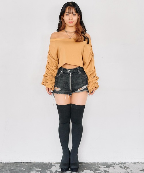 SPIRALGIRL（スパイラルガール）の「【丈が選べる NORMAL】美脚ニーハイブーツ（ブーツ・レディース・ブラック・SMALL/MEDIUM/LARGE/X-LARGE）」の17枚目の写真