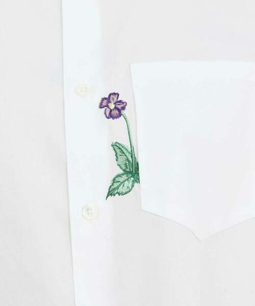 FRAPBOIS（フラボア）の「ヴィオーレシャツ（シャツ/ブラウス・レディース・ホワイト/ブラック・1/2）」の10枚目の写真