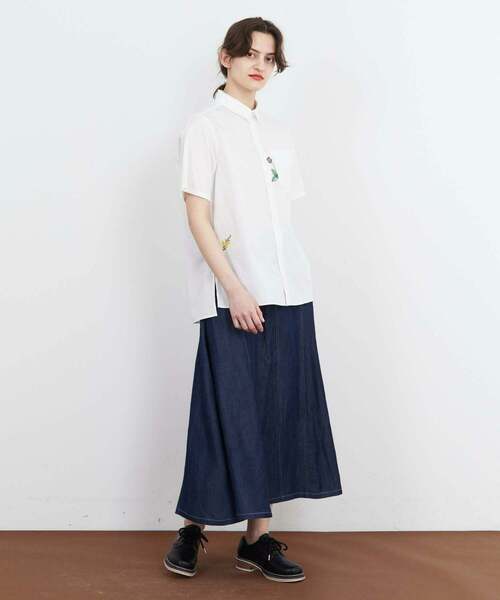 FRAPBOIS（フラボア）の「ヴィオーレシャツ（シャツ/ブラウス・レディース・ホワイト/ブラック・1/2）」の13枚目の写真