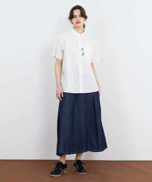 FRAPBOIS（フラボア）の「ヴィオーレシャツ（シャツ/ブラウス・レディース・ホワイト/ブラック・1/2）」の14枚目の写真