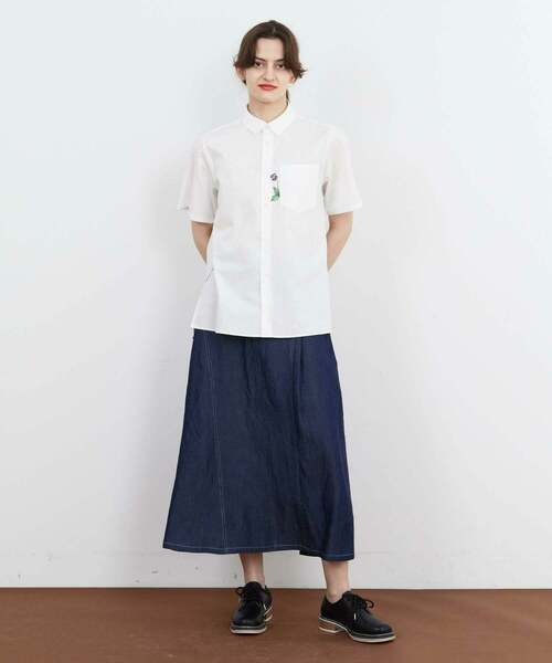 FRAPBOIS（フラボア）の「ヴィオーレシャツ（シャツ/ブラウス・レディース・ホワイト/ブラック・1/2）」の15枚目の写真