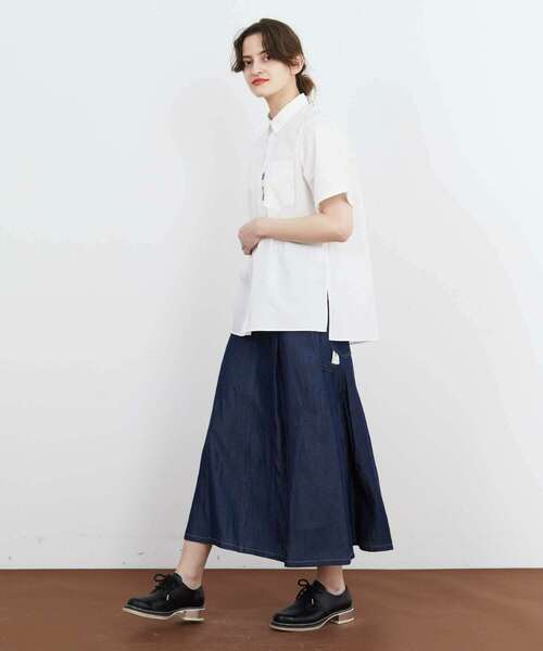 FRAPBOIS（フラボア）の「ヴィオーレシャツ（シャツ/ブラウス・レディース・ホワイト/ブラック・1/2）」の16枚目の写真