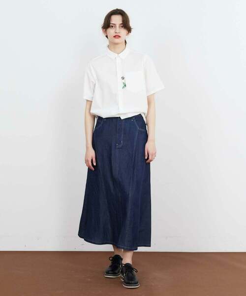 FRAPBOIS（フラボア）の「ヴィオーレシャツ（シャツ/ブラウス・レディース・ホワイト/ブラック・1/2）」の19枚目の写真