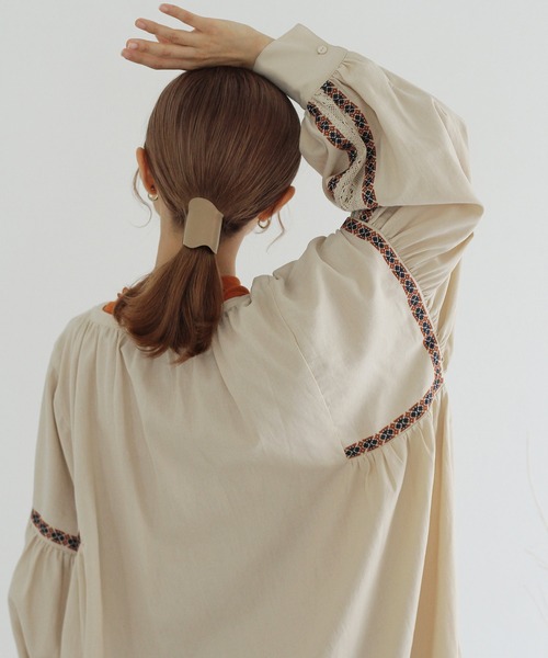 Crisp(クリスプ)の「刺繍レースワンピース(ワンピース・レディース・その他/ブラック・FREE)」の3枚目の写真