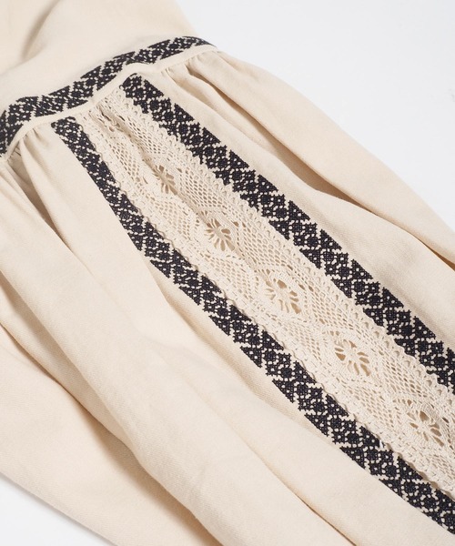 Crisp(クリスプ)の「刺繍レースワンピース(ワンピース・レディース・その他/ブラック・FREE)」の8枚目の写真