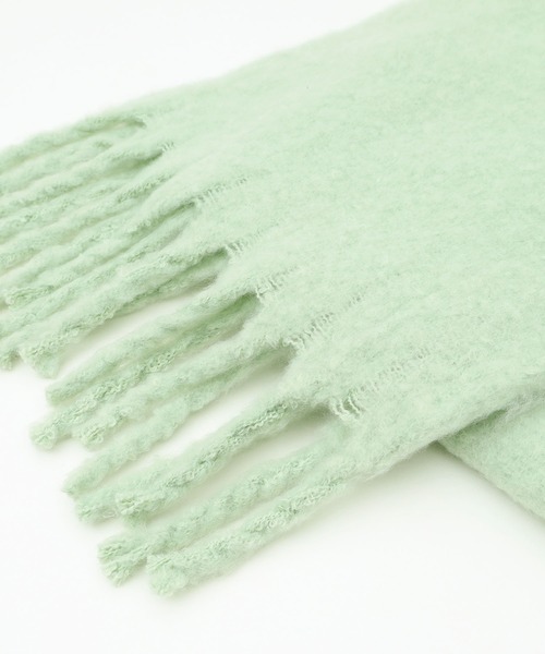 POU DOU DOU(プードゥドゥ)の「ブークレーマフラー(マフラー・レディース・ブラウン/ライトブルー/ダークグレー/ミント・8)」の16枚目の写真