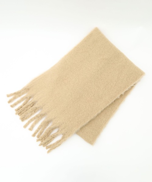 POU DOU DOU(プードゥドゥ)の「ブークレーマフラー(マフラー・レディース・ブラウン/ライトブルー/ダークグレー/ミント・8)」の21枚目の写真