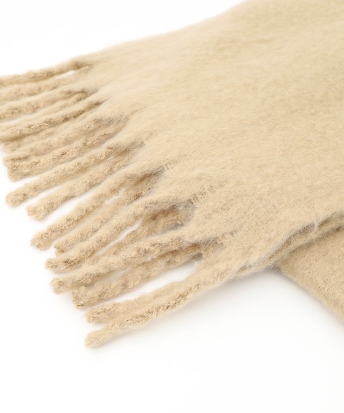 POU DOU DOU(プードゥドゥ)の「ブークレーマフラー(マフラー・レディース・ブラウン/ライトブルー/ダークグレー/ミント・8)」の22枚目の写真