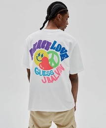 GUESS x J BALVIN/ゲス×ジェイバルヴィン/GO J BALVIN PEACE LOVE SHIRTS