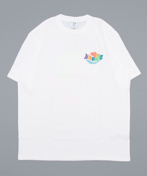 GUESS ORIGINALS（ゲスオリジナルズ）の「GUESS x J BALVIN/ゲス×ジェイバルヴィン/GO J BALVIN PEACE LOVE SHIRTS（Tシャツ/カットソー・メンズ・ホワイト・L/XL/M）」の4枚目の写真
