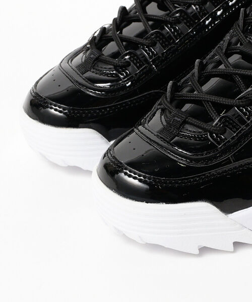 Ray BEAMS（レイビームス）の「FILA × Ray BEAMS / 別注 ディスラプター2 プレミアム（スニーカー・レディース・ブラック・23.0cm/23.5cm/24.0cm/24.5cm）」の4枚目の写真