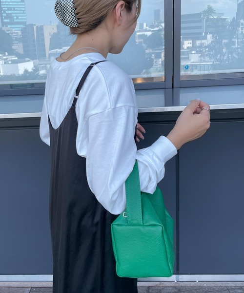 WEGO（ウィゴー）の「WEGO/グラフィックロンT（Tシャツ/カットソー・レディース・ホワイト/ブラック/オフホワイト/サックスブルー/ピンク/その他1/オートミール/ホワイト系その他・SMALL/MEDIUM）」の11枚目の写真