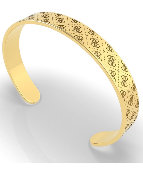 Guess(ゲス)の「GOLDEN HOUR 8mm 4G Pattern Bangle (Gold)(バングル/リストバンド・レディース・ゴールド・SMALL)」の3枚目の写真
