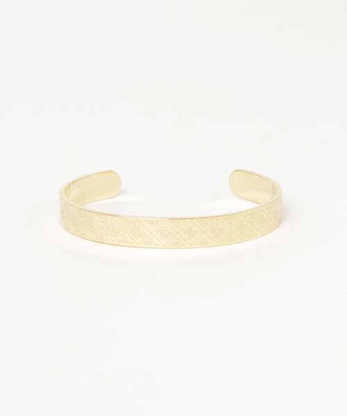 Guess(ゲス)の「GOLDEN HOUR 8mm 4G Pattern Bangle (Gold)(バングル/リストバンド・レディース・ゴールド・SMALL)」の4枚目の写真