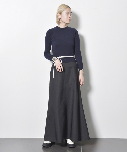 CITYSHOP（シティーショップ）の「ZIP GABA スカート（スカート・レディース・ブラック・38/36）」の10枚目の写真