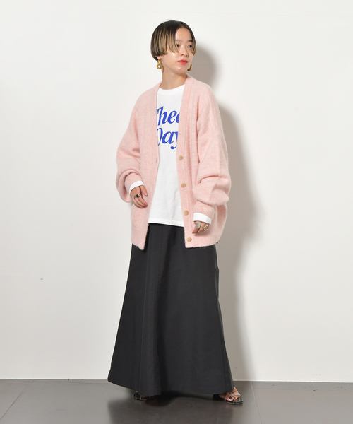 CITYSHOP（シティーショップ）の「ZIP GABA スカート（スカート・レディース・ブラック・38/36）」の2枚目の写真