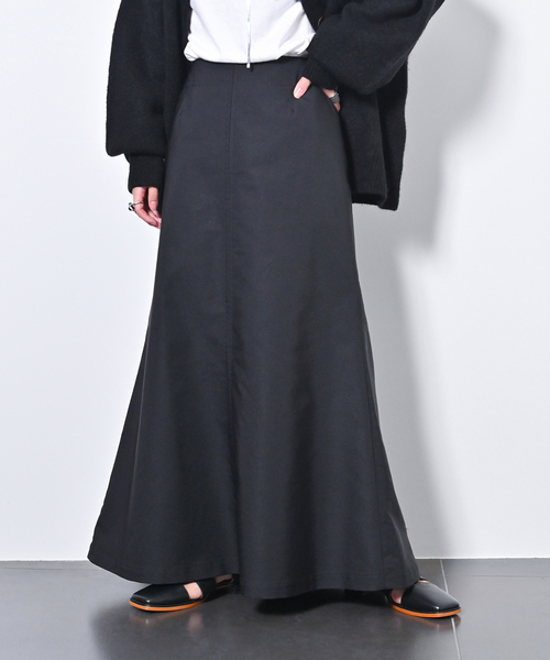 CITYSHOP（シティーショップ）の「ZIP GABA スカート（スカート・レディース・ブラック・38/36）」の6枚目の写真