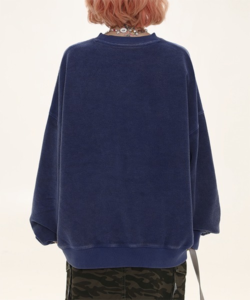 MASONPRINCE（メイソンプリンス）の「ロゴプリント オーバーサイズスウェット WY23828【DO NOT TAG】（スウェット・レディース・ブルー/ブラウン/グリーン・M/L/S）」の5枚目の写真