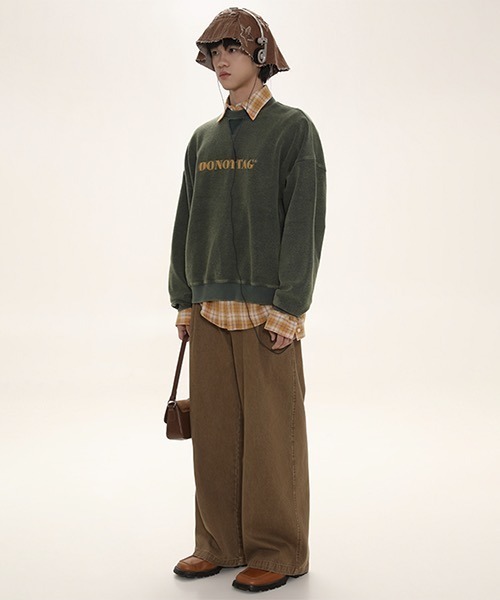 MASONPRINCE（メイソンプリンス）の「ロゴプリント オーバーサイズスウェット WY23828【DO NOT TAG】（スウェット・レディース・ブルー/ブラウン/グリーン・M/L/S）」の11枚目の写真