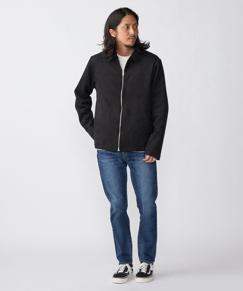 SHIPS(シップス)の「*SHIPS: フェイクスエード ジップ ブルゾン(ブルゾン・メンズ・ブラック/ベージュ/ネイビー/グレー・SMALL/MEDIUM/LARGE/X-LARGE)」の6枚目の写真