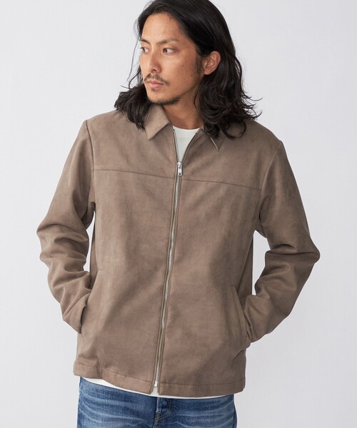 SHIPS(シップス)の「*SHIPS: フェイクスエード ジップ ブルゾン(ブルゾン・メンズ・ブラック/ベージュ/ネイビー/グレー・SMALL/MEDIUM/LARGE/X-LARGE)」の12枚目の写真