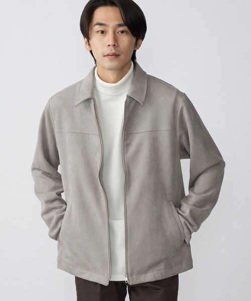 SHIPS(シップス)の「*SHIPS: フェイクスエード ジップ ブルゾン(ブルゾン・メンズ・ブラック/ベージュ/ネイビー/グレー・SMALL/MEDIUM/LARGE/X-LARGE)」の16枚目の写真