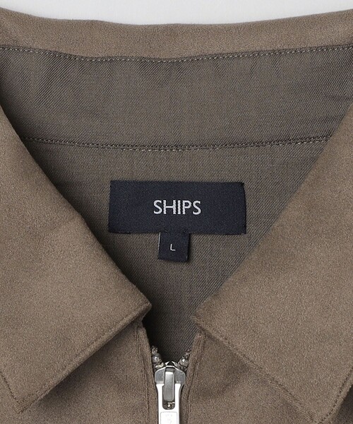 SHIPS(シップス)の「*SHIPS: フェイクスエード ジップ ブルゾン(ブルゾン・メンズ・ブラック/ベージュ/ネイビー/グレー・SMALL/MEDIUM/LARGE/X-LARGE)」の21枚目の写真