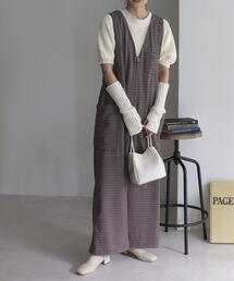 【UNIVERSAL OVERALL/ユニバーサルオーバーオール】T/Rチェックサロペット