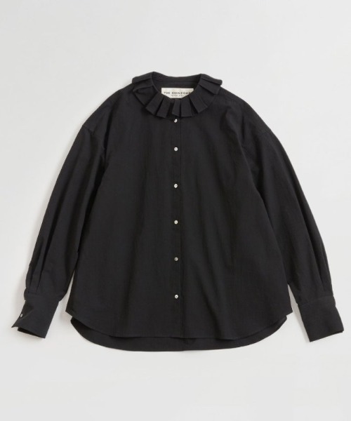 THE SHINZONE（ザ　シンゾーン）の「THE SHINZONE RUFFLED BL 22AMSBL01（シャツ/ブラウス・レディース・ホワイト/ブラック・34/36）」の5枚目の写真