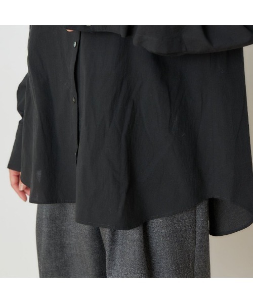 THE SHINZONE（ザ　シンゾーン）の「THE SHINZONE RUFFLED BL 22AMSBL01（シャツ/ブラウス・レディース・ホワイト/ブラック・34/36）」の12枚目の写真