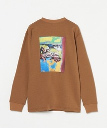 【ユニセックス】グラフィック 長袖クルーネックTシャツ